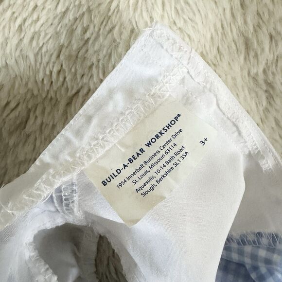 Build A Bear Wizard Of Oz Dorothy Blue Checked Dress Cloths Accessories 80th - Picture 4 of 6